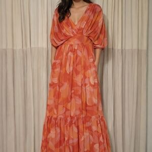 Vibrant Multicolor Maxi Dress